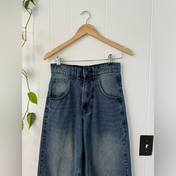 Jaded London Colossus Baggy Jeans Midwash Size 26 - Picture 2 of 6